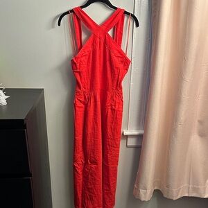 a new day Red Midi Dress